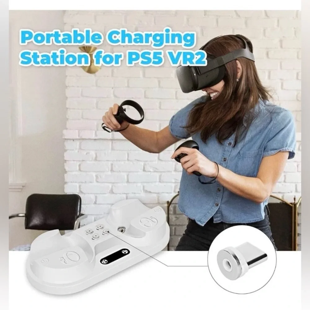 Charging Station for PSVR2, ZHUOVERCI Quick Charge Port Heat